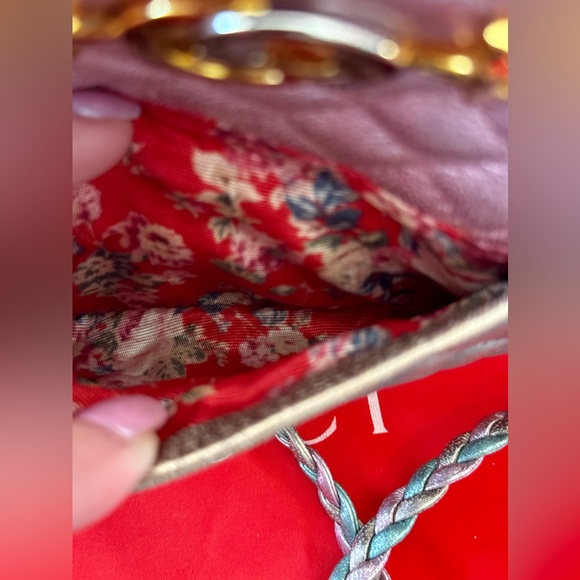 GUCCI Nappa Trapuntata Mini Zumi Dome Metallic Pastels Xbody Bag - Picture 3 of 16